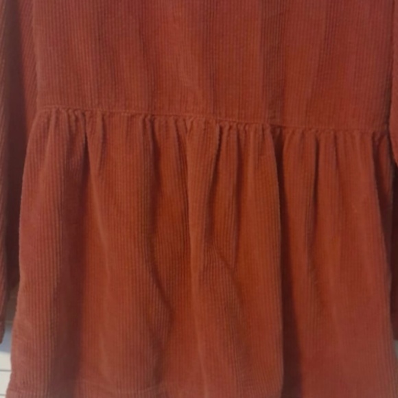 Vintage Kiko Corduroy Dusty Rose Button Top Jacket Fall cozy Autumn - Picture 3 of 4